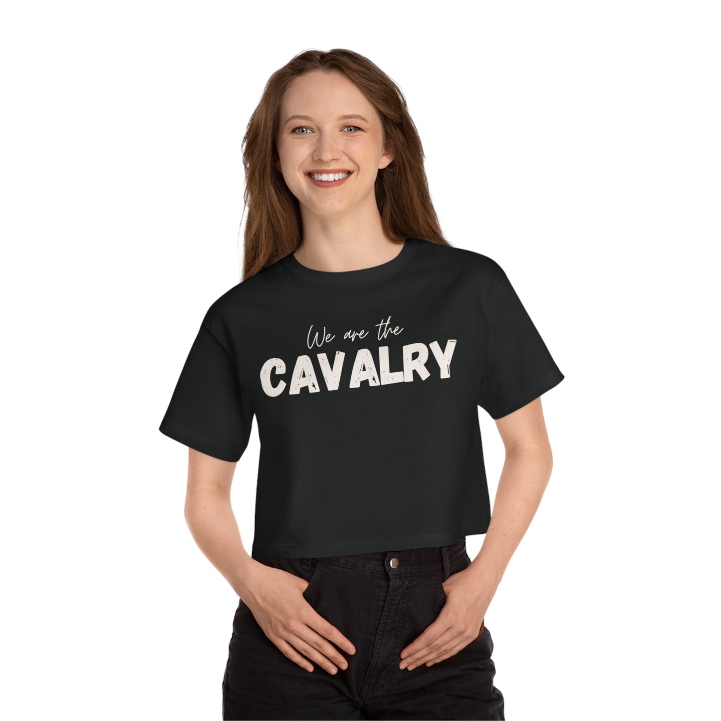 We are the Cavalry Cropped T-Shirt