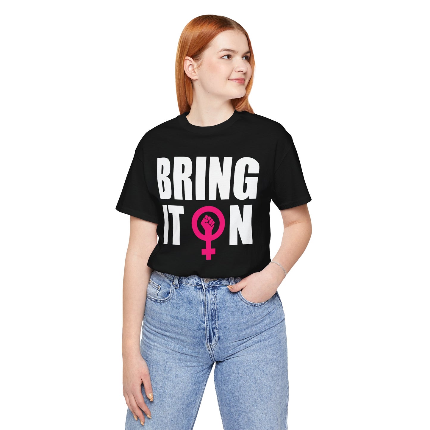 BRING IT ON poly-blend tee for Repro Warriors