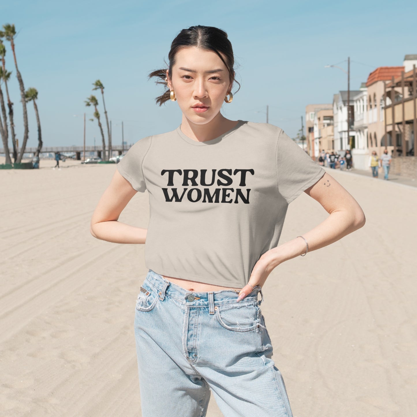 Trust Women Cropped Tee