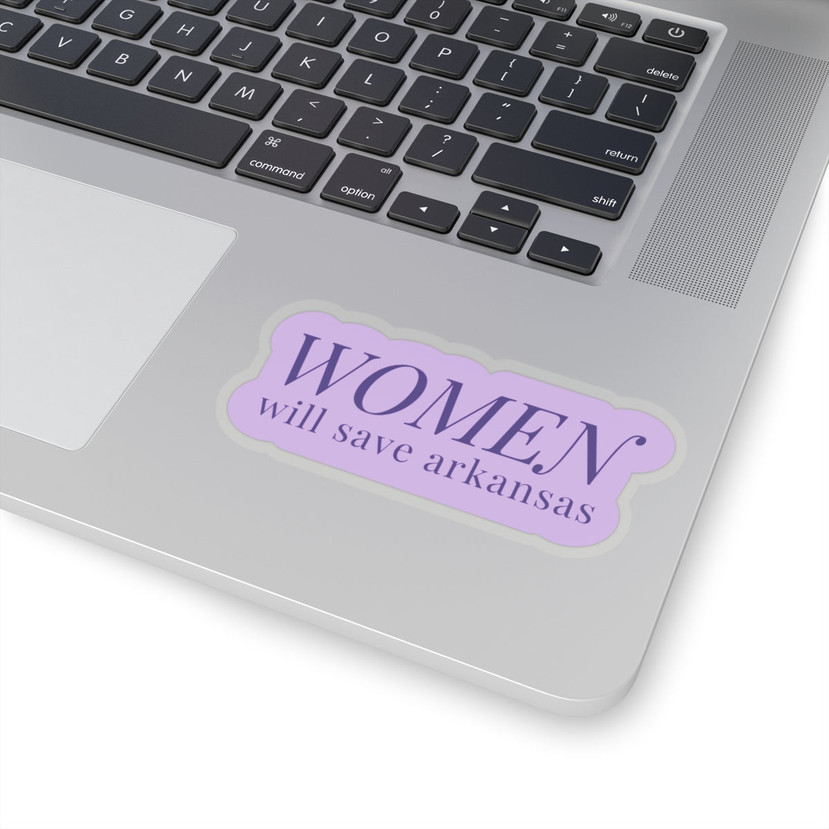 Women will save AR purple Kiss-Cut Sticker