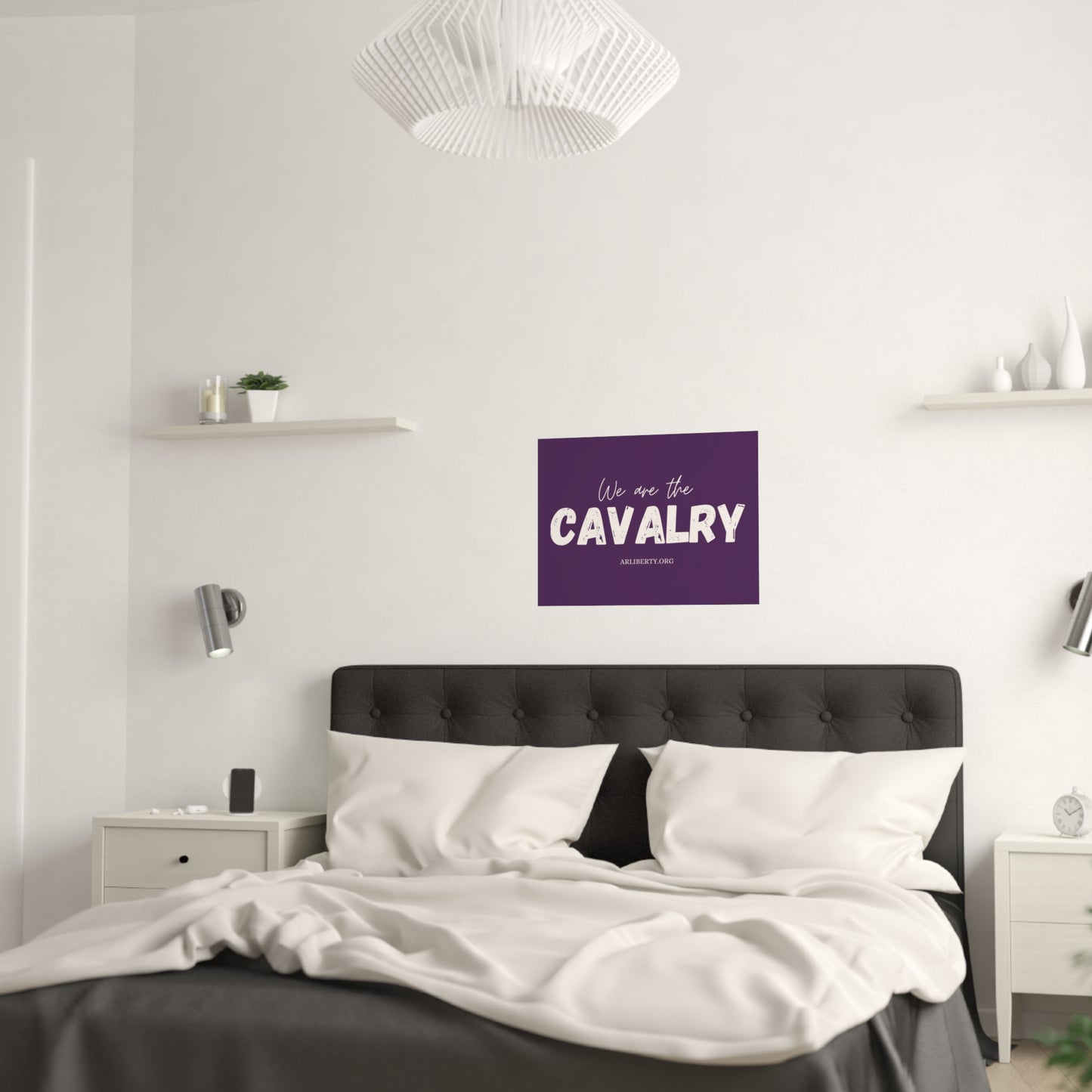 We are the Cavalry Satin Poster