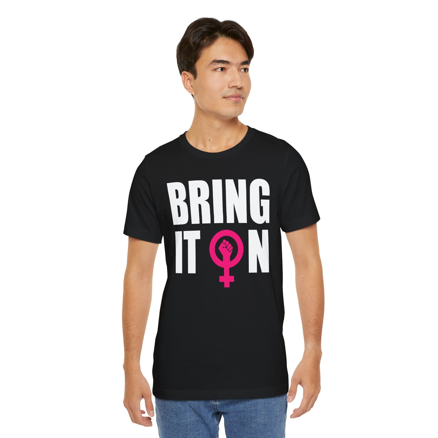 BRING IT ON poly-blend tee for Repro Warriors