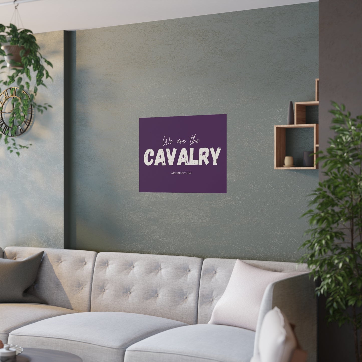 We are the Cavalry Satin Poster