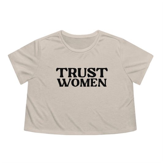Trust Women Cropped Tee