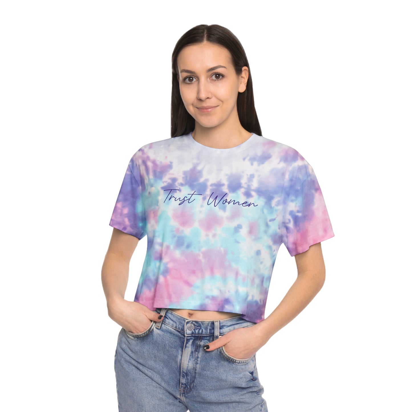 2024 PRIDE Trust Women cropped tee