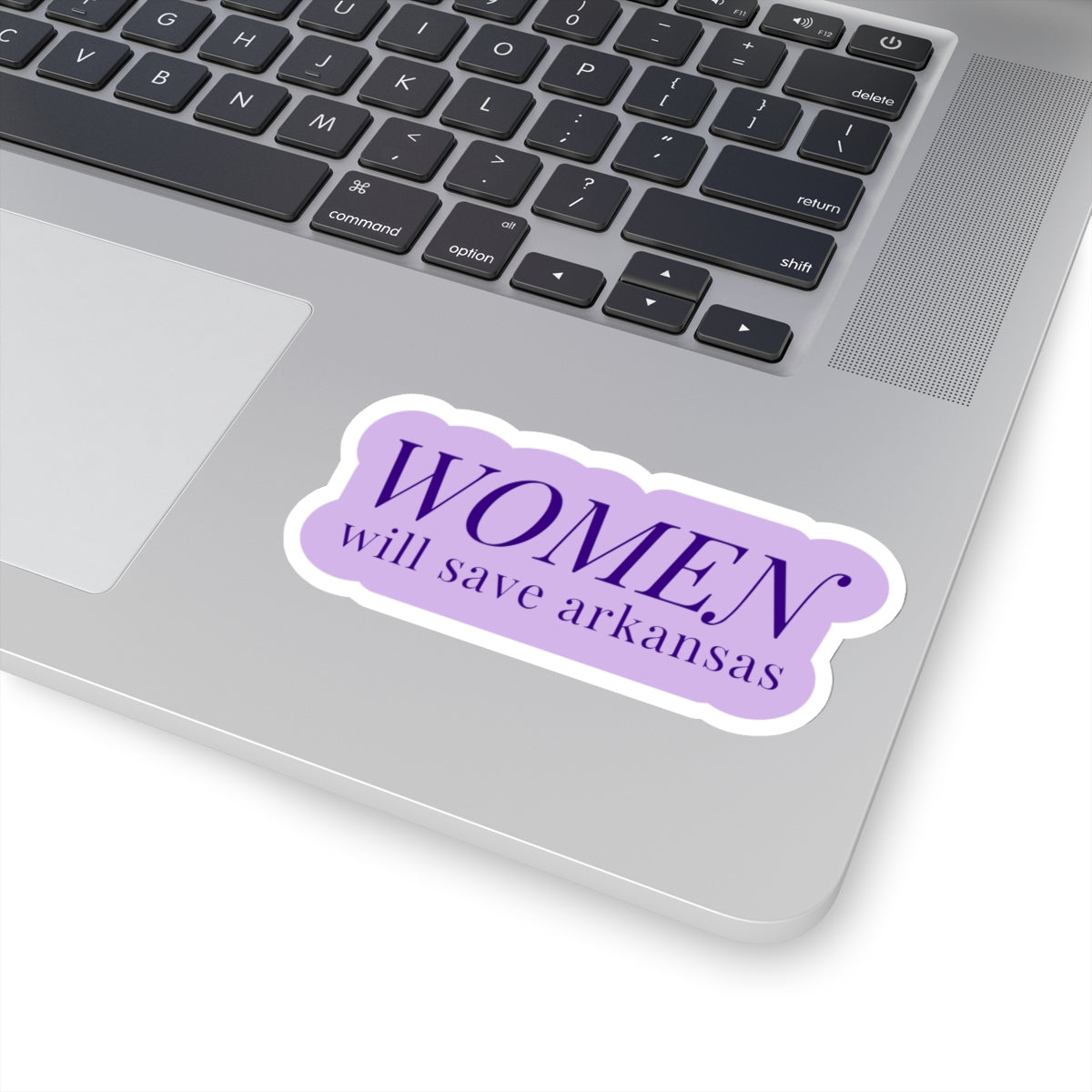 Women will save AR purple Kiss-Cut Sticker